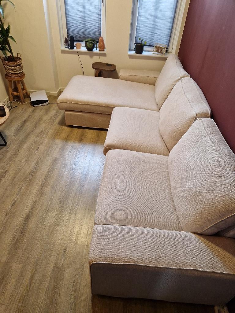 Ikea kivik bank beige, Hoekbank, 75 tot 100 cm, Ophalen of Verzenden, Zo goed als nieuw