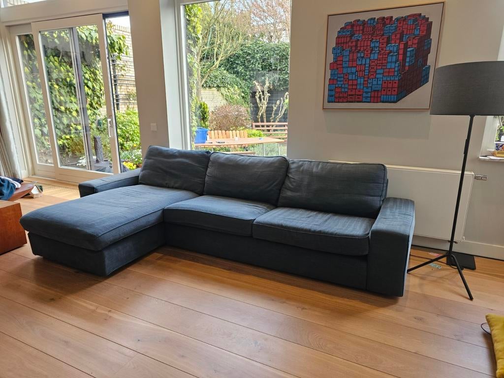 Ikea Kivik 4-zits bank met chaise-longue, Ophalen, Gebruikt, Design, 300 cm of meer