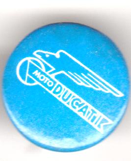 Moto Ducatie button, Verzamelen, Verzenden, Zo goed als nieuw, Overige onderwerpen