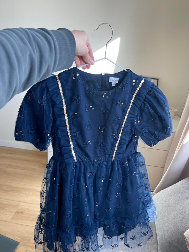 Nieuwe Sergent Major kinderjurk maat 9 met pailletten, Ophalen of Verzenden, Nieuw, Meisje