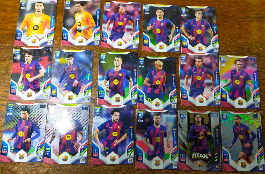 Panini FIFA 365 voetbalplaatjes FC Barcelona, Ophalen of Verzenden