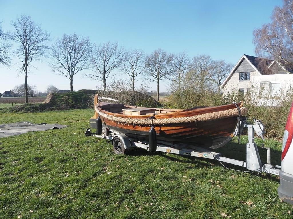 Houten sloep, Watersport en Boten, Sloepen, 10 tot 30 pk, Gebruikt, Ophalen of Verzenden, Hout