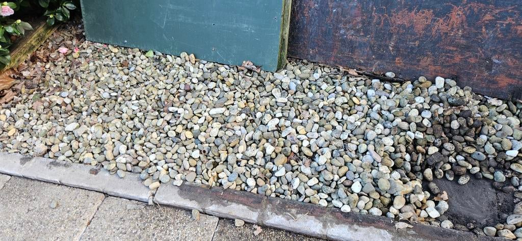 Grind, Tuin en Terras, Grind, Keien en Split, Ophalen of Verzenden, Gebruikt, Grijs, Overige materialen