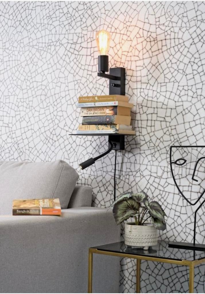 Nieuwe RoMi wandlamp Florence - Zwart, modern design, Ophalen of Verzenden, Nieuw, Metaal