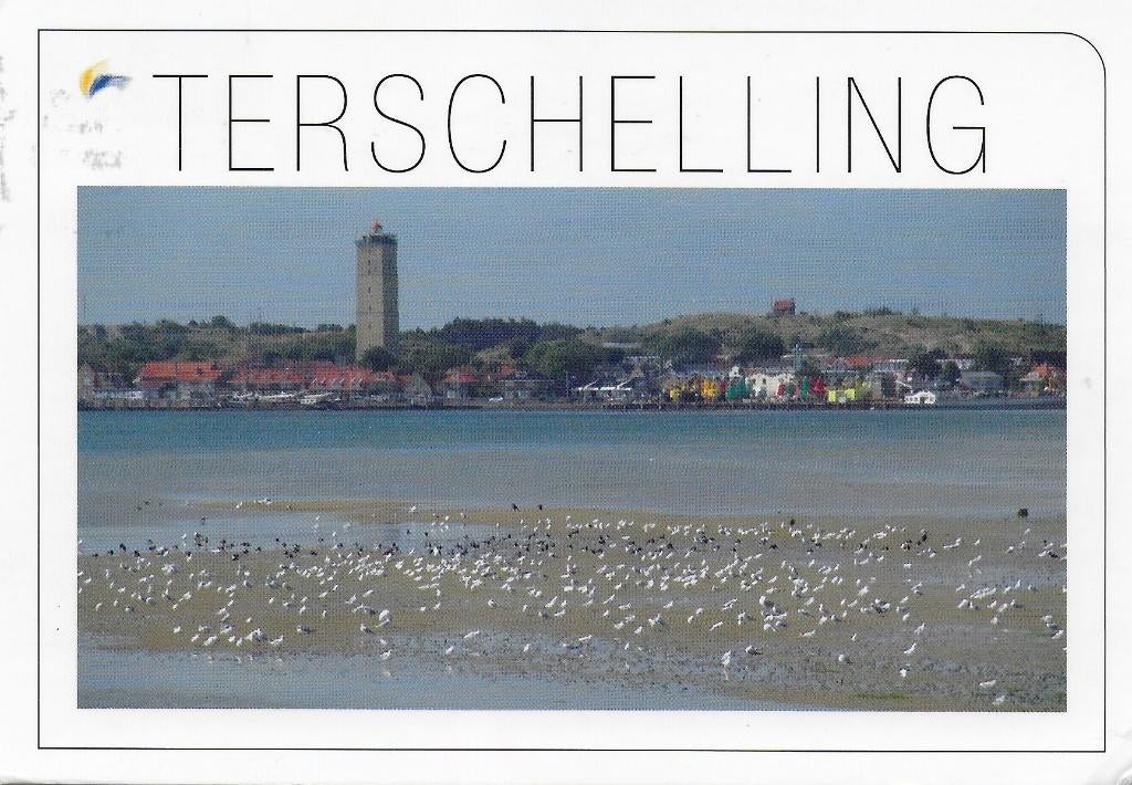 Terschelling Gelopen Ansichtkaart ( B4643 ), Ophalen of Verzenden, 1980 tot heden, Gelopen