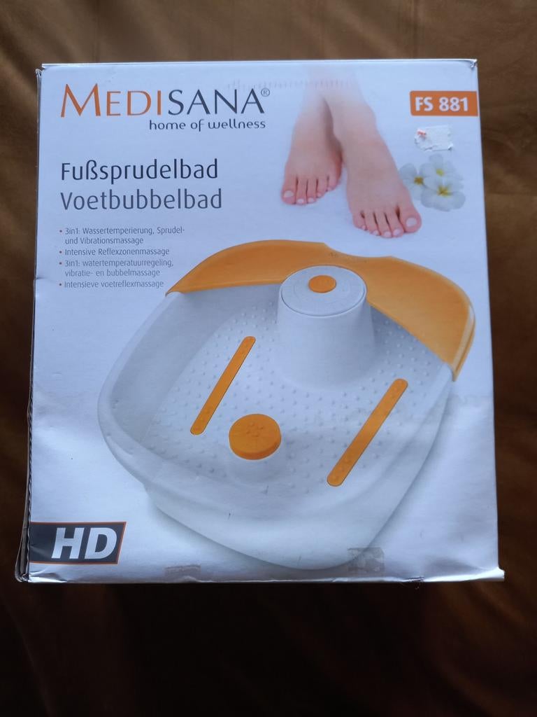 Voetbubbelbad Medisana (nieuw), Ophalen, Nieuw