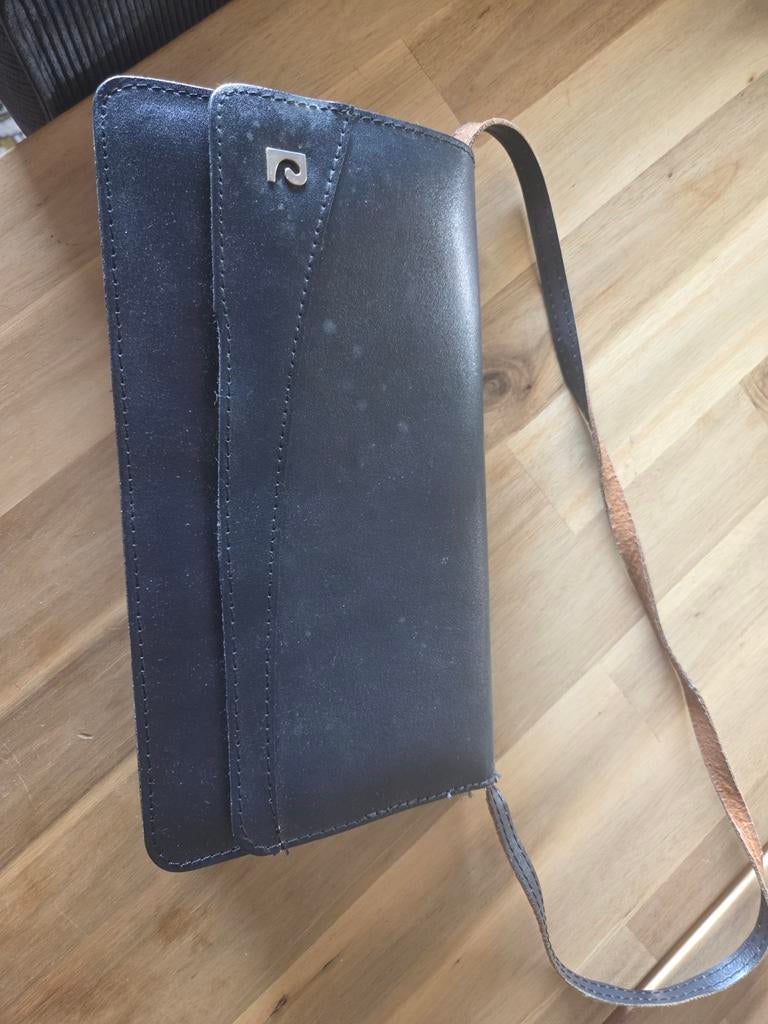 Pierre Cardin Zwart Schoudertasje, Ophalen of Verzenden, Gebruikt, Zwart, Schoudertasje