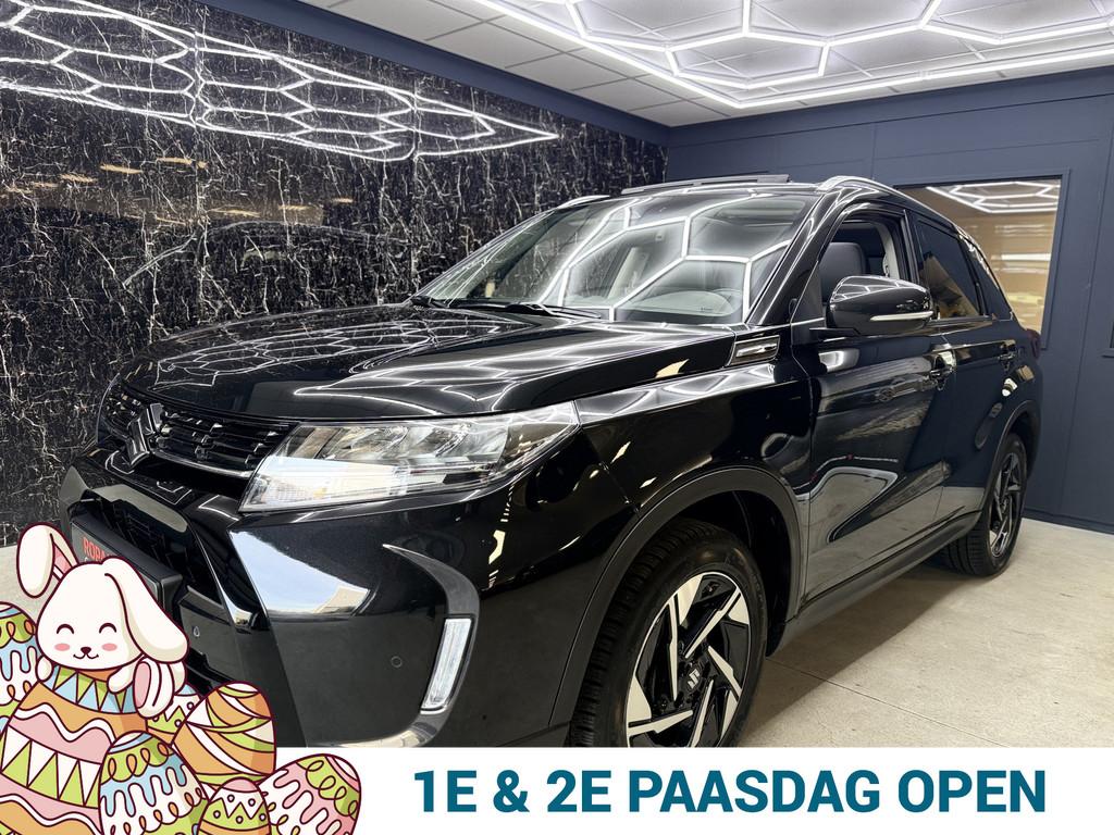 Suzuki Vitara 1.4 Boosterjet Style Smart Hybrid / PANO / WIN, Voorwielaandrijving, Zwart, 4 cilinders, Zwart