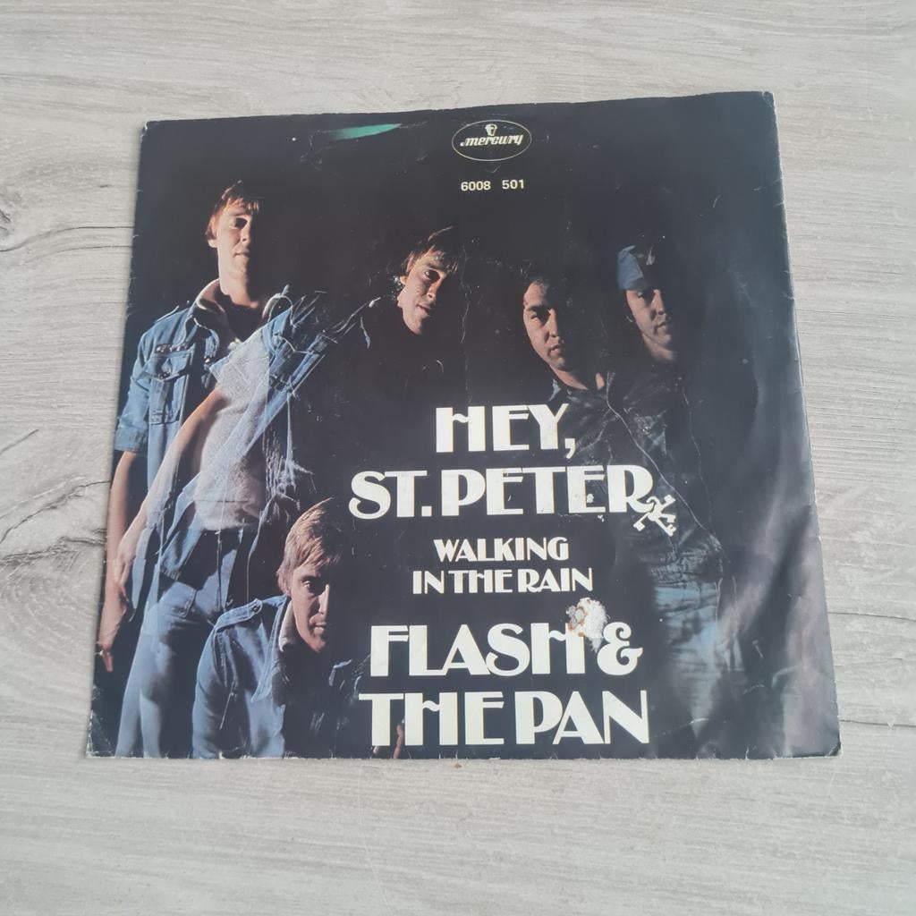 Flash & The Pan - Hey, St. Peter / Walking In The Rain, Ophalen of Verzenden, Gebruikt, Pop