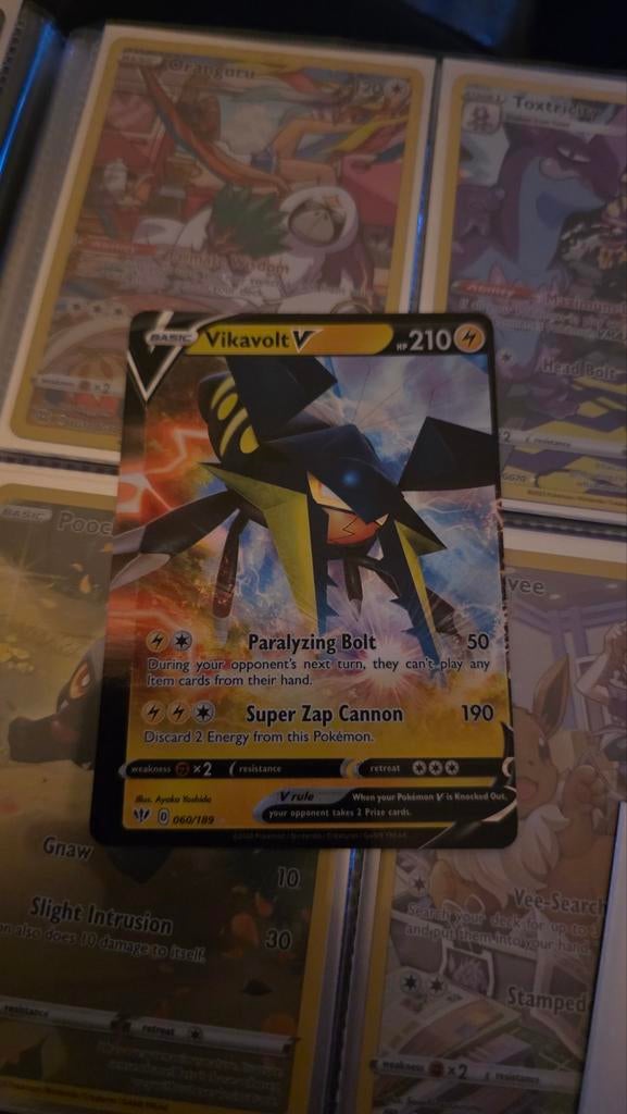 Vikavolt V - Misprint met ongelijke borders, Ophalen of Verzenden, Zo goed als nieuw, Losse kaart