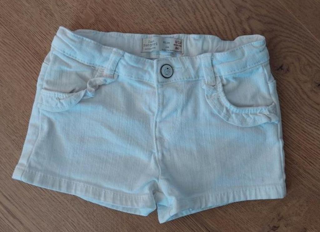 Korte broek wit  mt 80, Ophalen of Verzenden, Broekje