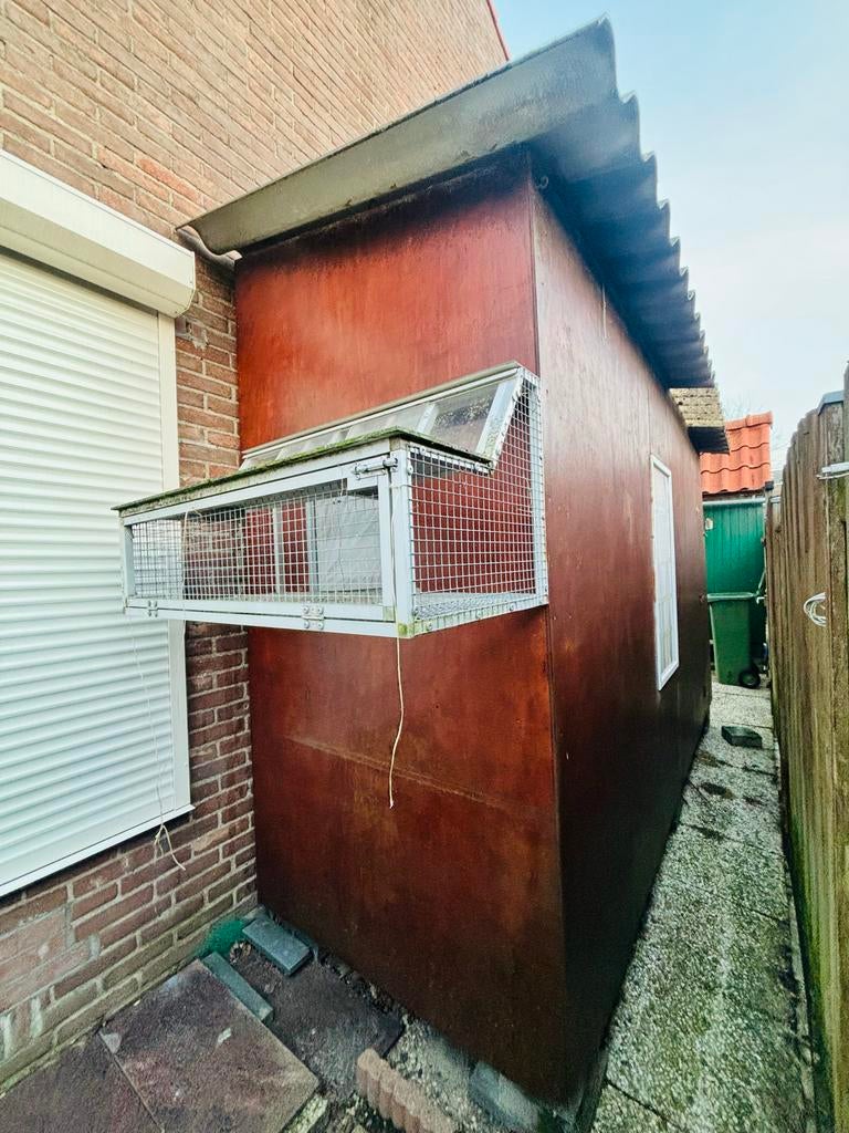 Gratis af te halen: Houten berging (voorheen duivenhok), Tuin en Terras, Ophalen, Gebruikt, Hout, Overige typen