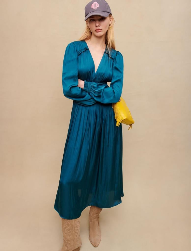 Maje  jurk XS, Kleding | Dames, Jurken, Blauw, Nieuw, Ophalen of Verzenden, Maje