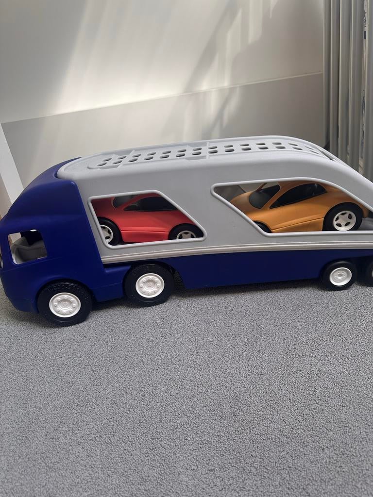 Little Tikes - Grote autotransporter met 2 auto's, Ophalen, Gebruikt