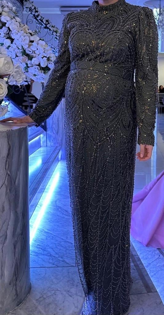 Galajurk met kralen en pailletten, maat 44, Maat 42/44 (L), Ophalen of Verzenden, Zo goed als nieuw, Alvina