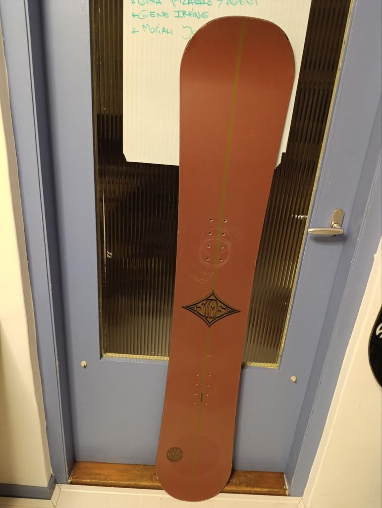 Vintage Sims All Mountain 160 Snowboard - Verzamelobject, Sport en Fitness, Snowboarden, Ophalen of Verzenden, Gebruikt, Board