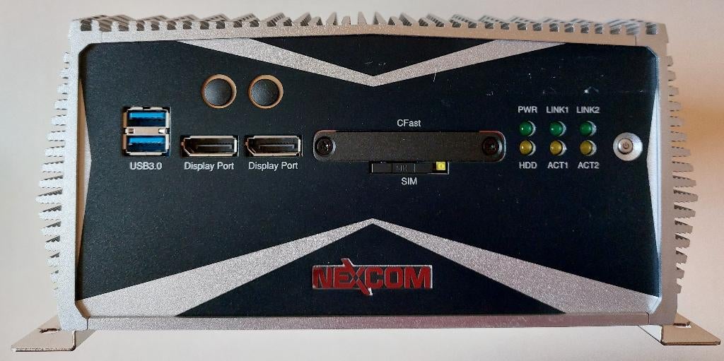 Nexcom NISE3600E2 industriële fanless PC, 8 GB, Ophalen of Verzenden, SSD, Intel Core i5