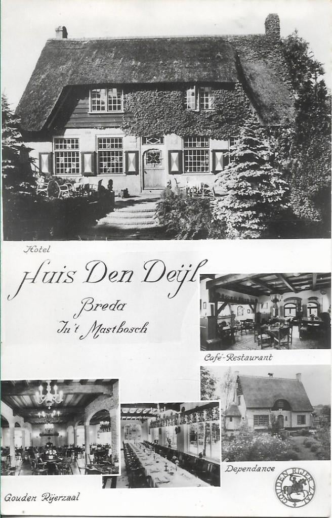 Breda 1967 Huis Den Deijl ,fotokaart (is gesloten), Verzenden, 1960 tot 1980, Ongelopen, Noord-Brabant