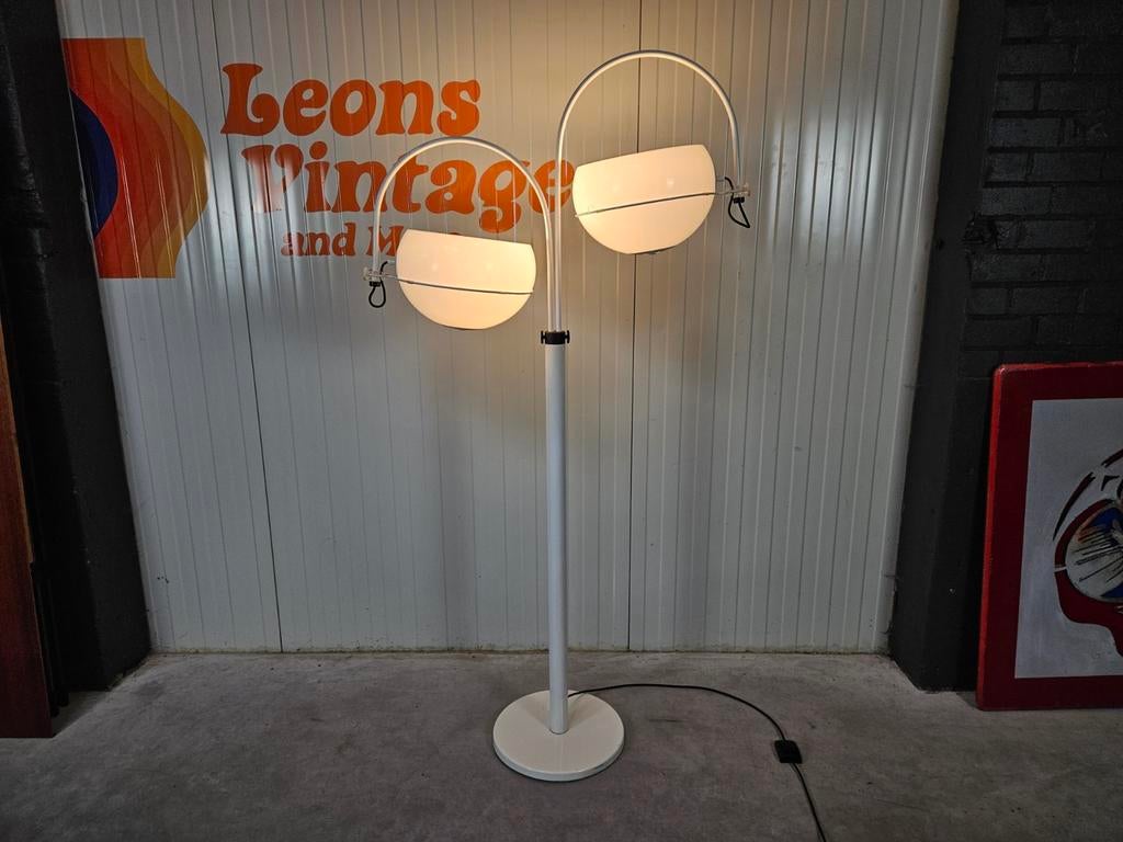 Vintage vloerlamp Gepo, booglamp, Ophalen of Verzenden, Gebruikt, Kunststof, 150 tot 200 cm
