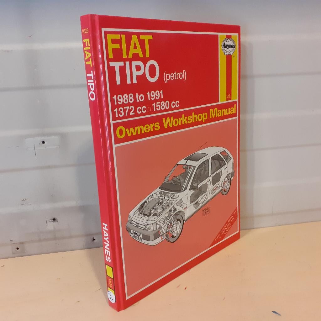 Nr. 641 Fiat Tipo (Petrol) 1988 to 1991, Auto diversen, Handleidingen en Instructieboekjes, Ophalen of Verzenden