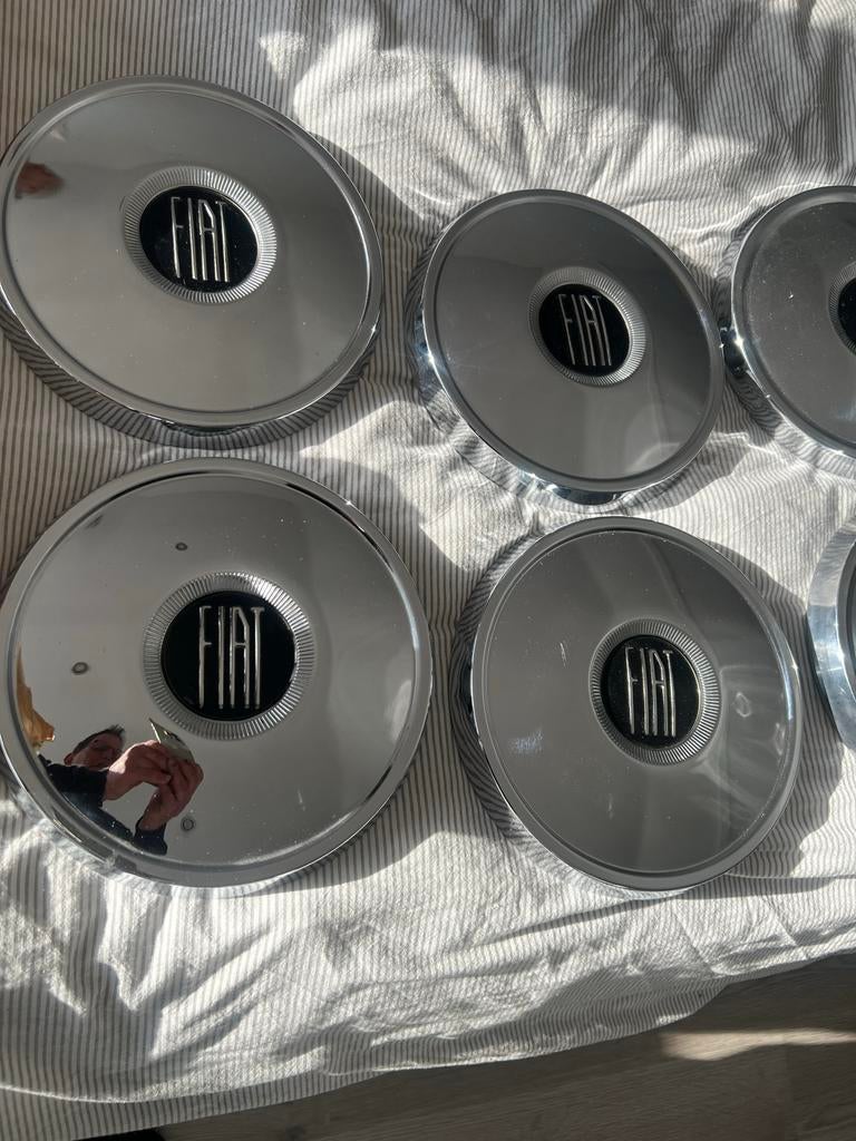 Fiat 2300 wieldoppen - 6 stuks, Ophalen of Verzenden, Nieuw, Fiat