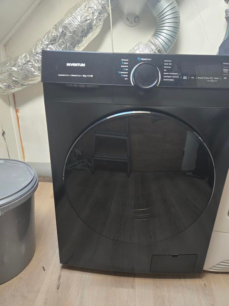 Inventum 9kg Wasmachine met gebreken. Type VWM9010B, Ophalen, 1200 tot 1600 toeren, 8 tot 10 kg, Handwasprogramma