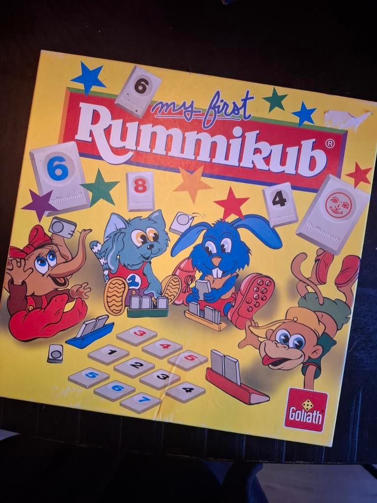 Mijn eerste Rummikub - Kinderspel, Een of twee spelers, Ophalen of Verzenden, Gebruikt, Goliath