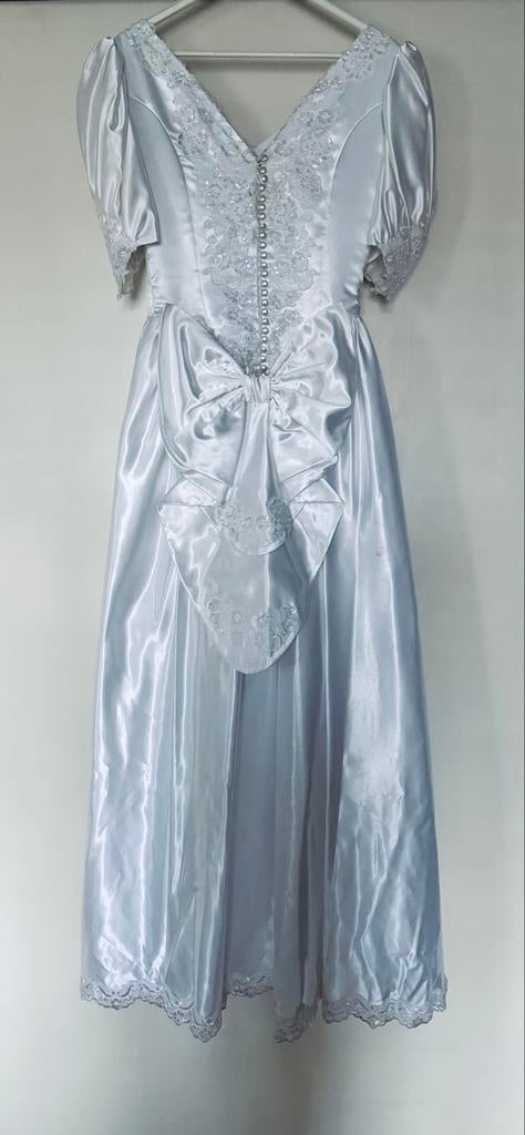 Fantastische trouwjurk maat 36/38 carnaval vrijgezellenfeest, Ophalen of Verzenden, Gedragen, Wit, Trouwjurk