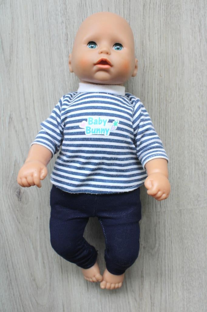 kruip-pop babyborn 36 cm mooie fashion poppen knuffels enz.., Ophalen of Verzenden, Zo goed als nieuw, Babypop