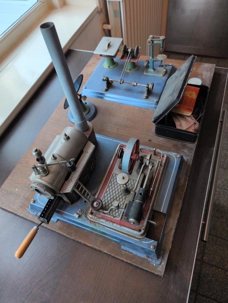 Welisco esbit Stoommachine met toebehoren, Ophalen of Verzenden, Gebruikt, 1:50 tot 1:144