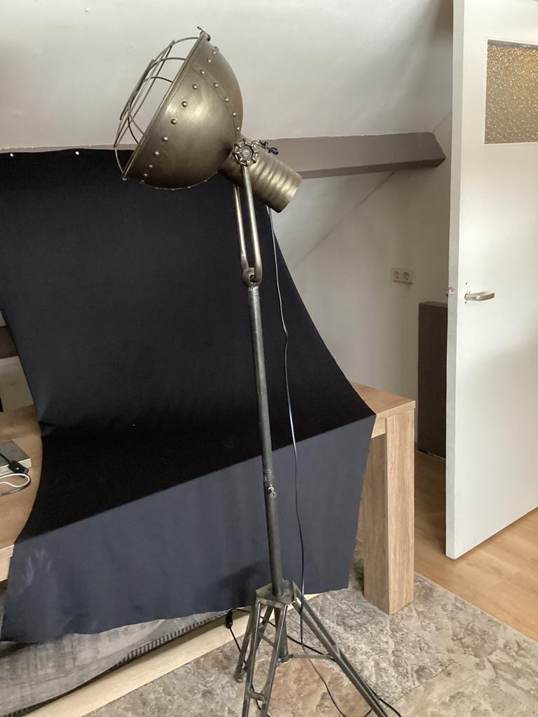 Lampbrons kleur, Ophalen of Verzenden, Zo goed als nieuw, Metaal, Modern