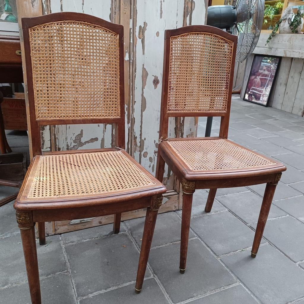 Franse stoelen/stoel/bronzen beslag stoel/eetkamer stoel, Ophalen