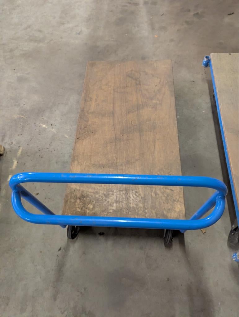 Magazijnwagen 2x, Doe-het-zelf en Verbouw, Transportwagens, 100 liter of meer, Ophalen, Transportkar