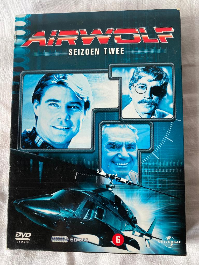 Airwolf seizoen 2 DVD, Vanaf 6 jaar, Ophalen of Verzenden, Gebruikt, Actie