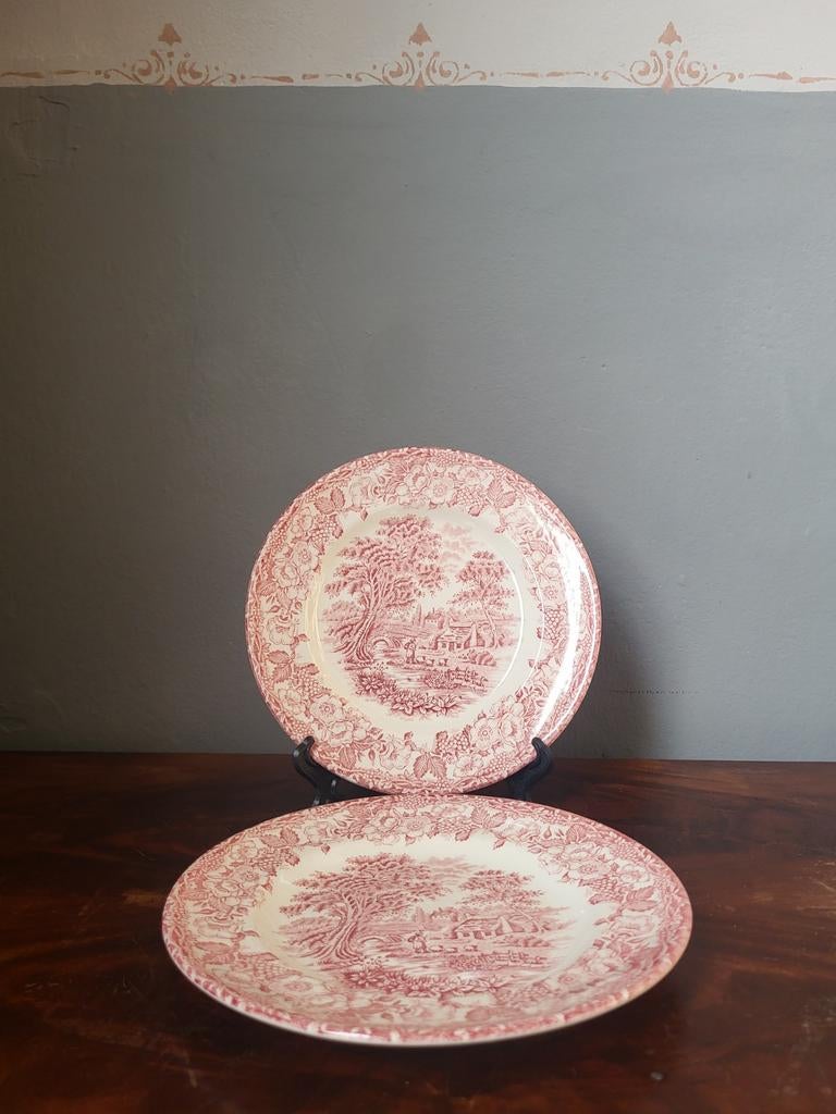 Engelse Ironstone Borden, Antiek en Kunst, Antiek | Servies los, Ophalen of Verzenden