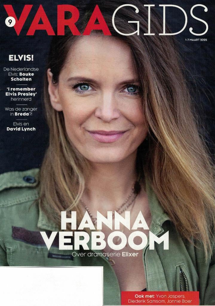 Elvis Presley in VARA Gids van 1-7 maart 2025., Boeken, Tijdschriften en Kranten, Zo goed als nieuw, Muziek, Film of Tv, Ophalen of Verzenden