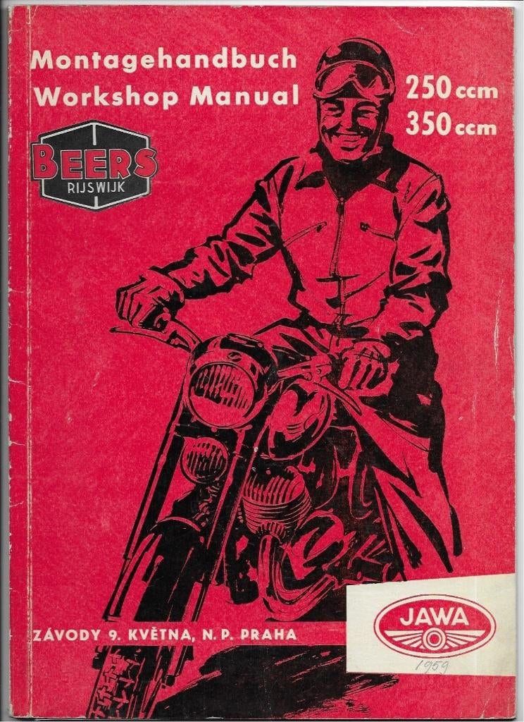 Jawa 250 350 workshop manual werkplaatsboek CZ (1593z), Ophalen of Verzenden, Overige merken