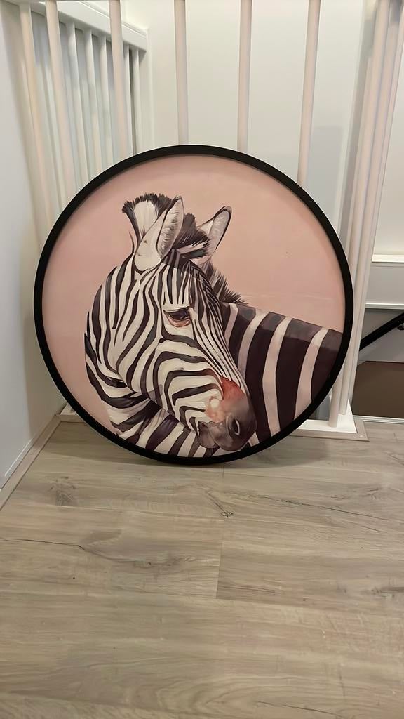 Rond schilderij, Huis en Inrichting, Woonaccessoires | Wanddecoraties, Ophalen, Gebruikt