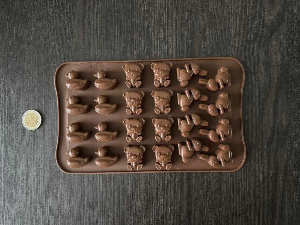 Chocolade vorm beer/eend/konijn, Ophalen of Verzenden, Nieuw, Taarten, Overige typen