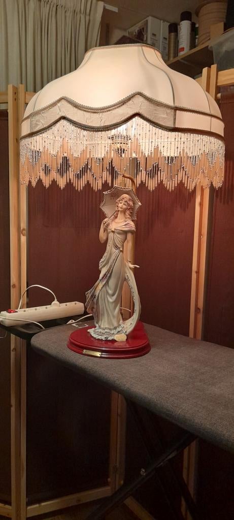 Lamp, Huis en Inrichting, Lampen | Tafellampen, Ophalen of Verzenden, Stof