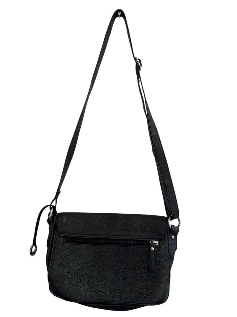 Burkely schoudertas, Zwart, Ophalen of Verzenden, Leer