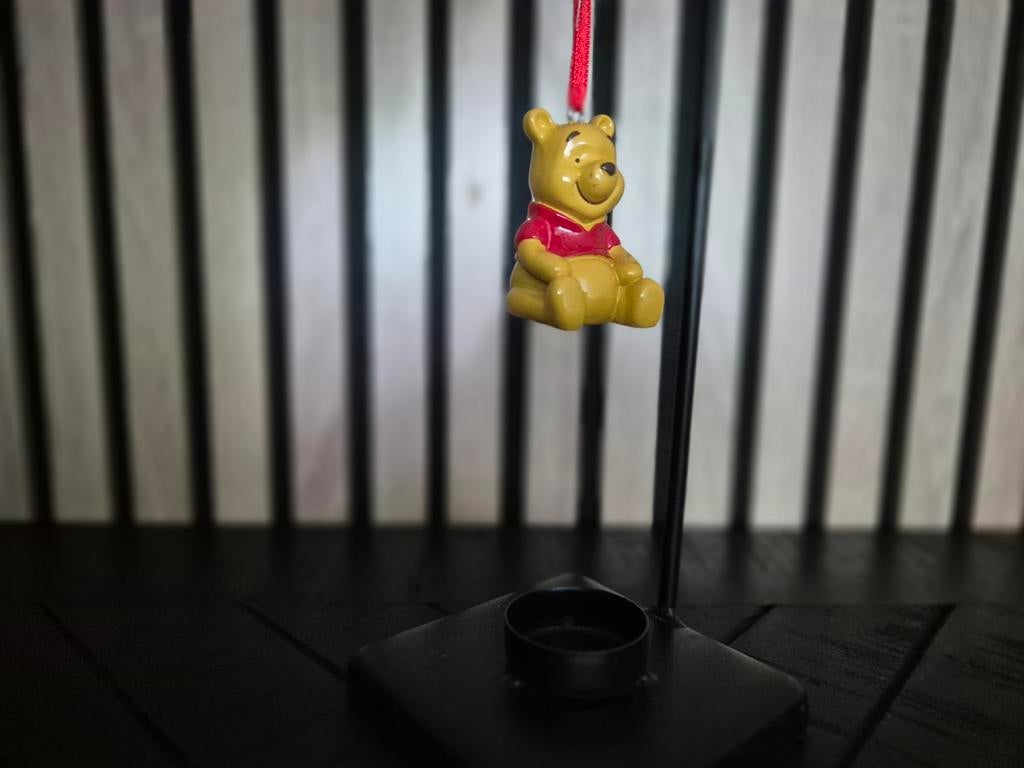 Disney kerstornament winnie the pooh, Ophalen of Verzenden, Winnie de Poeh of vrienden, Zo goed als nieuw, Beeldje of Figuurtje