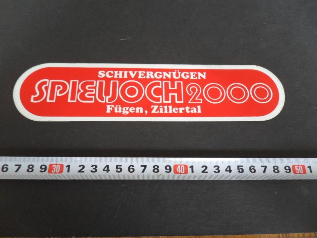 sticker Schivergnügen SPIELJOCH 2000 Fügen, Zillertal, Verzamelen, Ophalen, Zo goed als nieuw