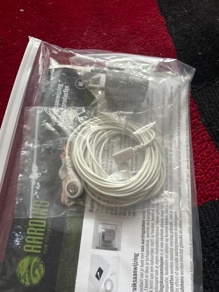 Aarding stekker en snoer - Nieuw in verpakking, Overige maten, Wit, Overige typen, Nieuw