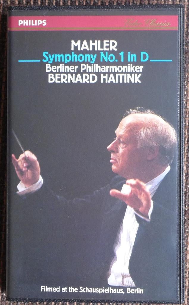 Gustav Mahler Sym 1  Haitink,Berl.Philh.  VHS Video, Alle leeftijden, Ophalen of Verzenden, Nieuw in verpakking, Komedie