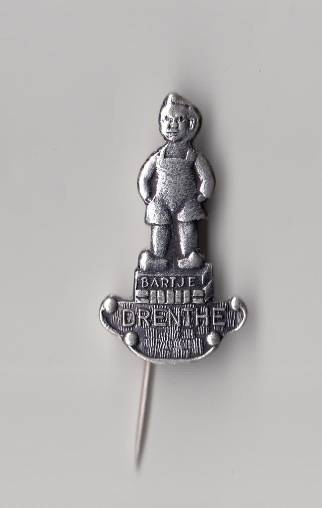 Drenthe Bartje Assen speldje, Gebruikt, Niet vindbaar, Niet vindbaar, Speldje of Pin