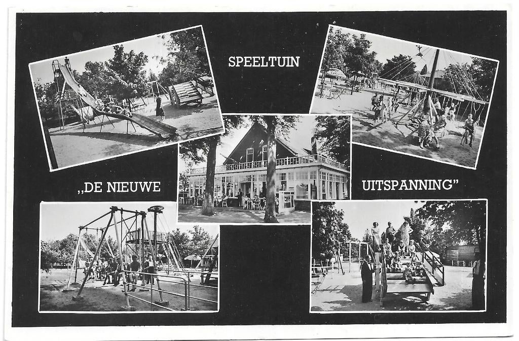 AK Teteringen - Café Restaurant "De Nieuwe Uitspanning", Verzenden, 1940 tot 1960, Gelopen, Noord-Brabant