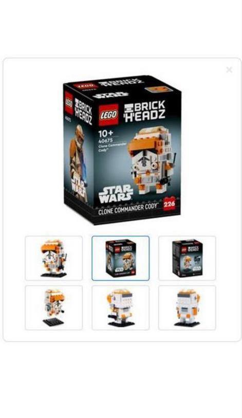 LEGO BrickHeadz Star Wars 40675 Clone Commander Cody - Nieuw, Ophalen of Verzenden, Nieuw, Complete set, Lego