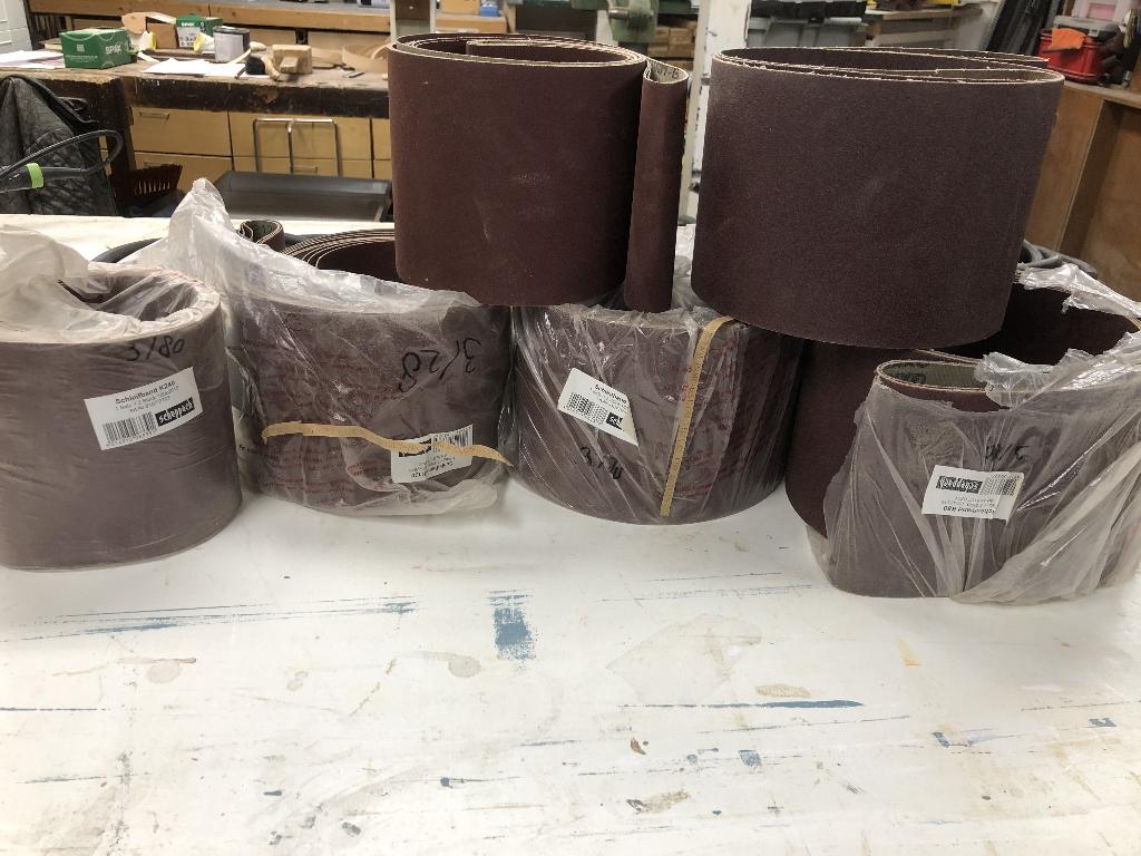 Schuurbanden, Ophalen, Nieuw, 1200 watt of meer, Bandschuurmachine