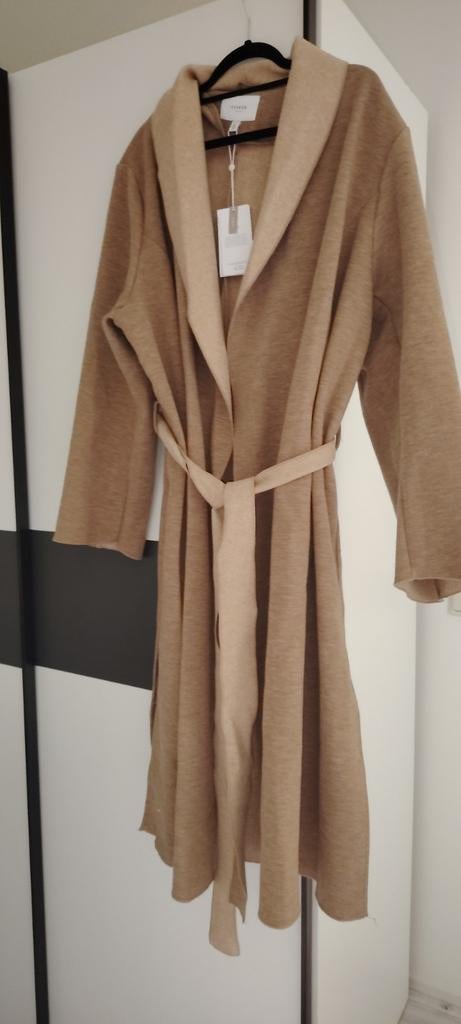 Elegante winterjas – bruin, Kleding | Dames, Positiekleding, Ophalen of Verzenden, Nieuw, Maat 46/48 (XL) of groter, Bruin